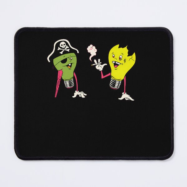 Item preview, Cartoon Lightbulb Characters Pirate designed and sold by SophieTapia.