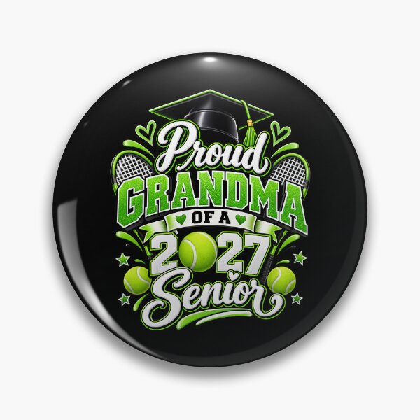 Item preview, Proud Grandma Of A 2027 Senior Tennis Graduation Grandparent Class Of 2027 designed and sold by drawwiika+44.