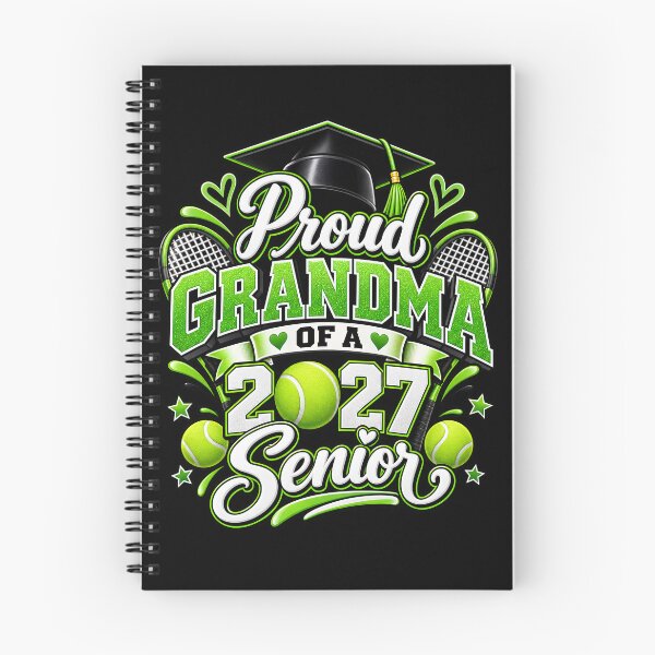 Item preview, Proud Grandma Of A 2027 Senior Tennis Graduation Grandparent Class Of 2027 designed and sold by drawwiika+44.