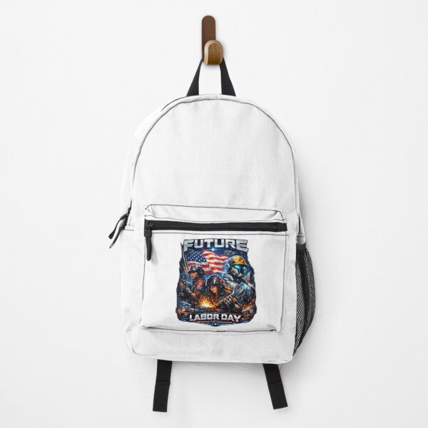 Item preview, Futuristic workday, patriotic American style, cyberpunk workforce. designed and sold by Nela-&-Lena.