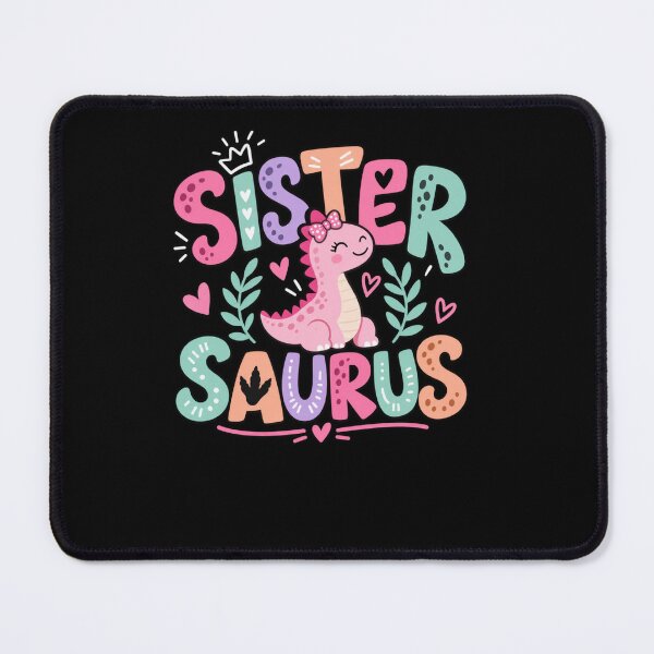 Item preview, Sister Saurus Dinosaur Family Sister Sibling Gift designed and sold by drawwiika+44.