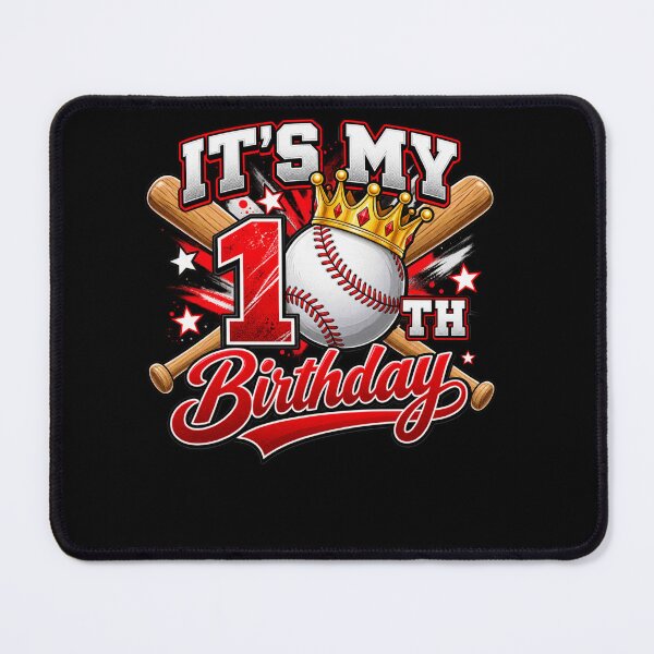 Item preview, It's My 10Th Birthday Baseball designed and sold by drawwiika+44.