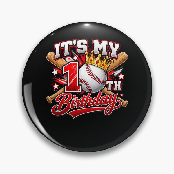 Item preview, It's My 10Th Birthday Baseball  designed and sold by drawwiika+44.