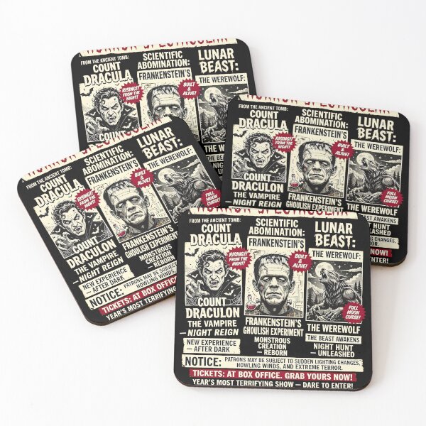 Item preview, Triple-Headed Horror Spectacular Vintage Monster Art-17 designed and sold by JordonWeissnat.