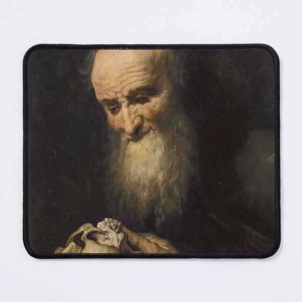 Item preview, Democritus with a Skull designed and sold by SharonTheFirst.