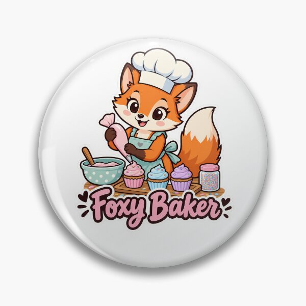 Item preview, Cute Fox Baker – Foxy Baker Cupcake Lover Gift designed and sold by Isliath.