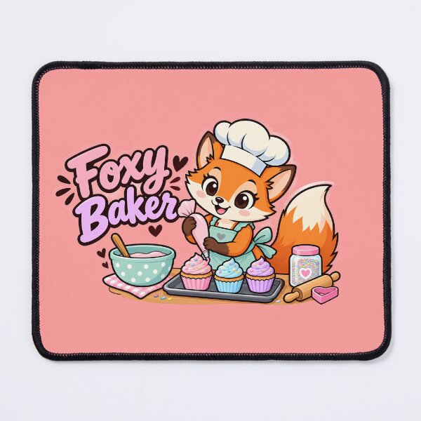 Item preview, Cute Fox Baker – Foxy Baker Cupcake Lover Gift designed and sold by Isliath.
