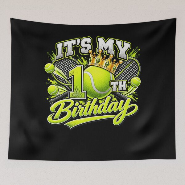 Item preview, It's My 10th Birthday Tennis Baby     designed and sold by drawwiika+44.