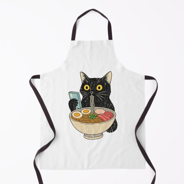 Item preview, Cat Eating Ramen designed and sold by 68MadagascarZoo.