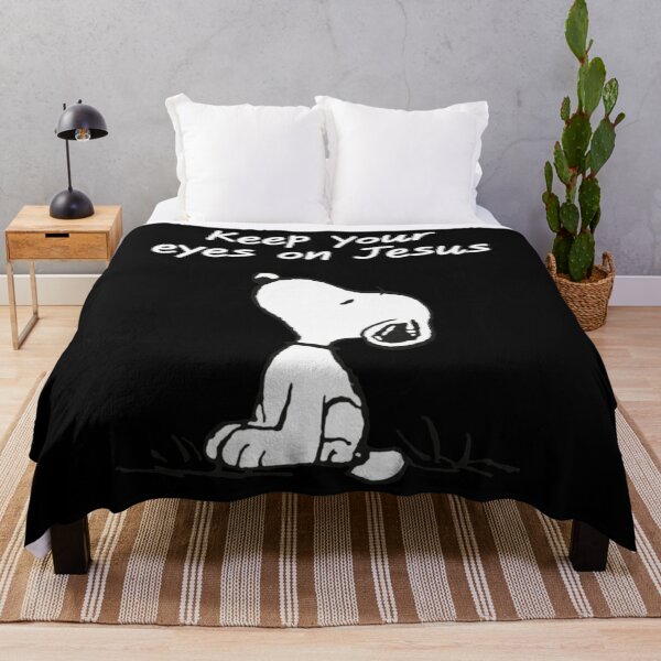 Item preview, Snoopy Keep Your Eyes On Jesus designed and sold by MeadVera.
