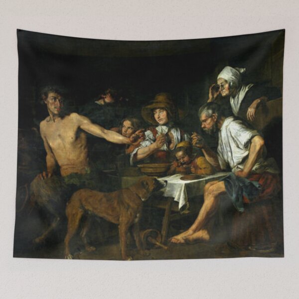 Item preview, Satyr as a Guest of a Peasant designed and sold by SharonTheFirst.