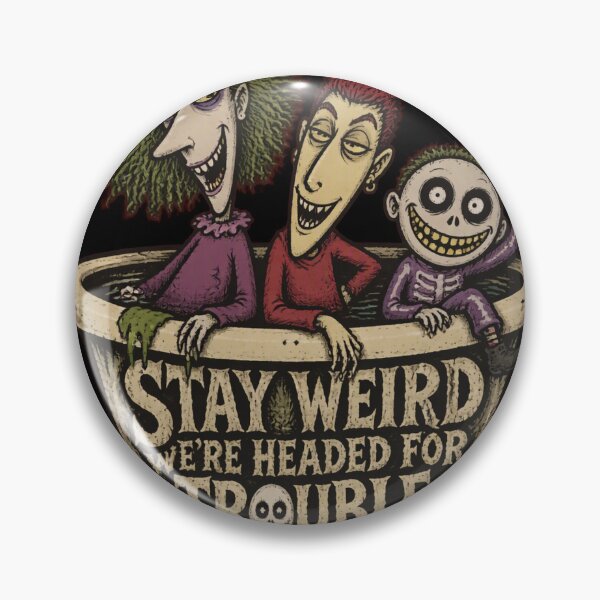 Item preview, Stay Weird Trouble Bathtub Halloween Gothic-57 designed and sold by JordonWeissnat.