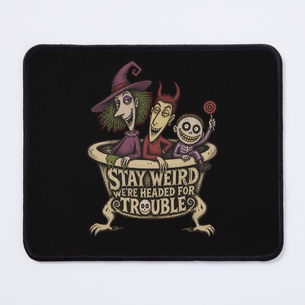 Item preview, Stay Weird Trouble Bathtub Halloween Gothic-57 designed and sold by JordonWeissnat.