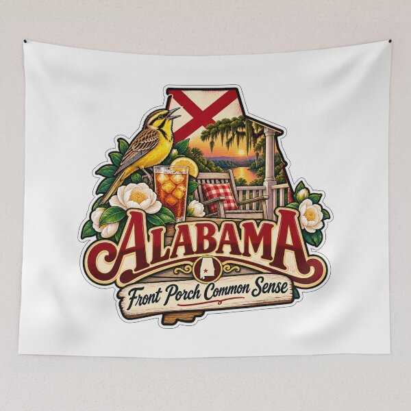 Item preview, Alabama Front Porch Common Sense designed and sold by Whimspired By Paxx.