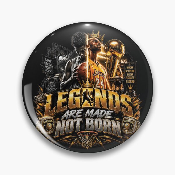 Item preview, Legends Are Made Not Born | Basketball Motivation For Players And Fans designed and sold by M. Mamdouh Artworks.