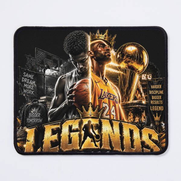 Item preview, Legends Are Made Not Born | Basketball Motivation For Players And Fans designed and sold by M. Mamdouh Artworks.