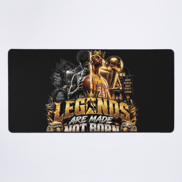 Item preview, Legends Are Made Not Born | Basketball Motivation For Players And Fans designed and sold by M. Mamdouh Artworks.