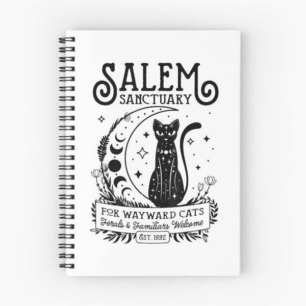 Item preview, Funny Witch Salem Home For Wayward Black Cats 1692 Halloween  designed and sold by River Silva.