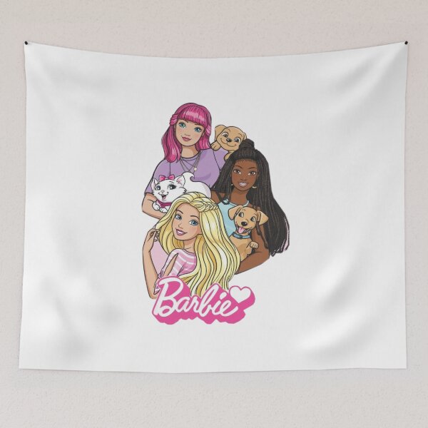 Item preview, Barbie Friends and Pets Cartoon Graphic Design designed and sold by 4U---Store.