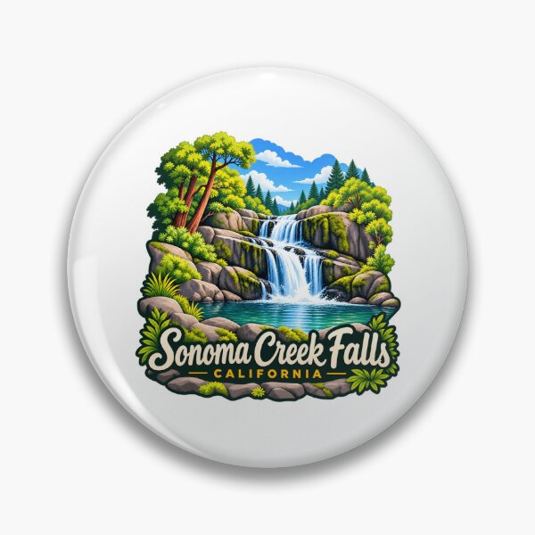 Item preview, Sonoma Creek Falls, California designed and sold by Myra365Art.
