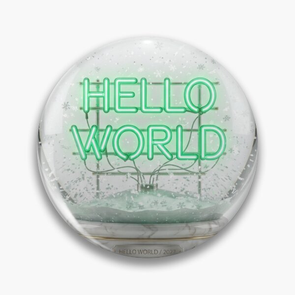 Item preview, Hello World Christmas Tree Graphic designed and sold by Nina Viva.