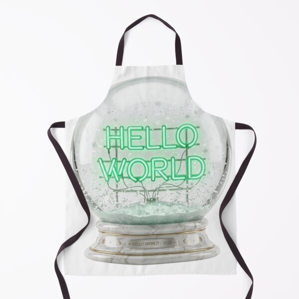 Item preview, Hello World Christmas Tree Graphic designed and sold by Nina Viva.