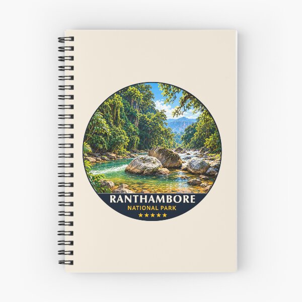 Item preview, Ranthambore National Park India – Vintage Tiger Safari Adventure designed and sold by Gideon Emmerich.