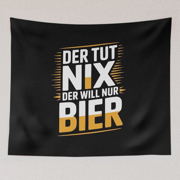 Item preview, The saying "He Doesn't Do Anything, He Just Wants Beer" designed and sold by Loona97.