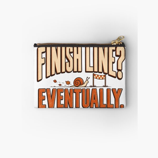 Item preview, Finish Line Eventually Funny Runner T-Shirt designed and sold by TeeVex.