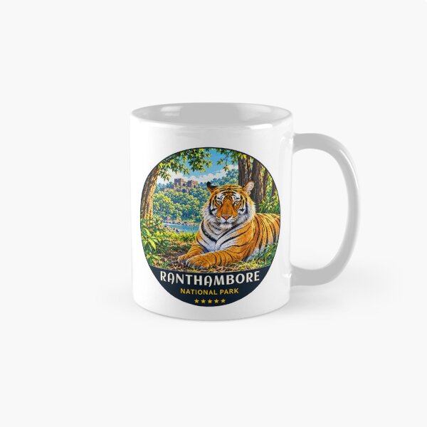 Item preview, Ranthambore National Park India – Vintage Tiger Safari Adventure designed and sold by Gideon Emmerich.
