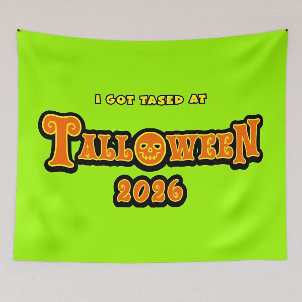 Item preview, I Got Tased at Talloween 2026 designed and sold by Karate Octopus.