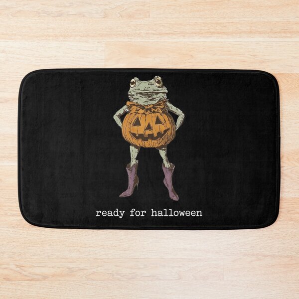 Item preview, Frog wear pumpkin outfit ready for halloween designed and sold by Niykos570.