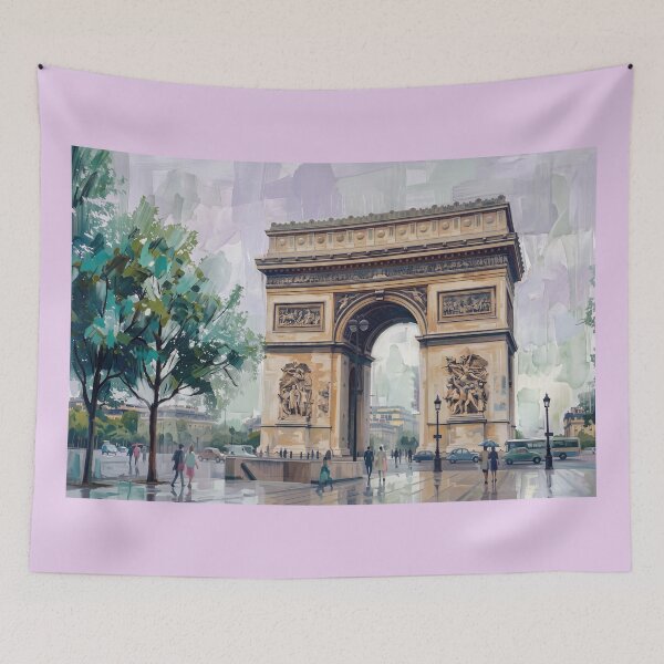 Item preview, Arc de Triomphe, Paris, Watercolour Art designed and sold by ArtworkNorth.