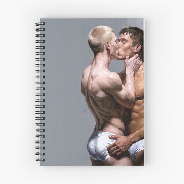 Item preview, Intimate Men Kissing Art designed and sold by gayishdesign.