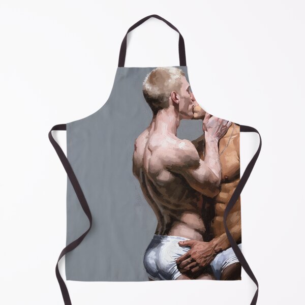 Item preview, Intimate Men Kissing Art designed and sold by gayishdesign.