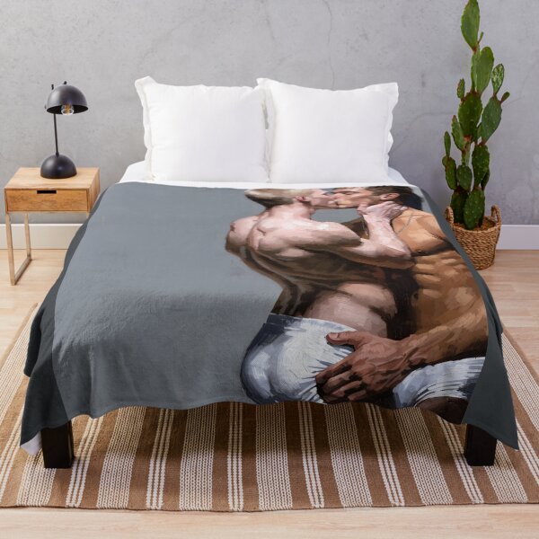 Item preview, Intimate Men Kissing Art designed and sold by gayishdesign.