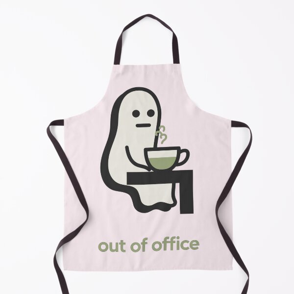 Item preview, Out of Office Ghost Cozy Tea Break Spooky Office Humor designed and sold by KungPowUnicorn.
