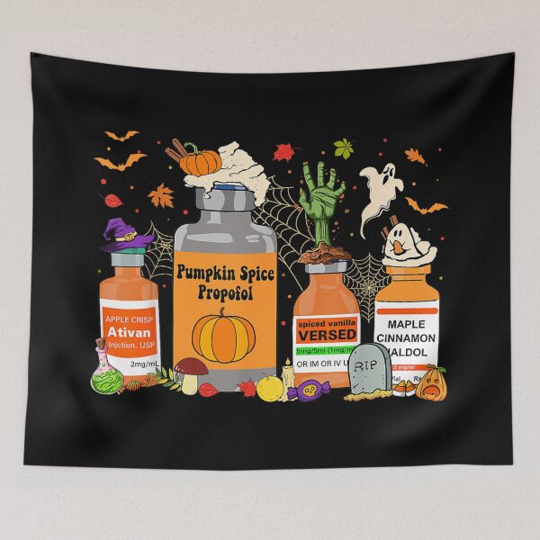 Item preview, Pumpkin Spice Propofol Ativan Versed Haldol Halloween Nurse  designed and sold by Taniyah Gomes.