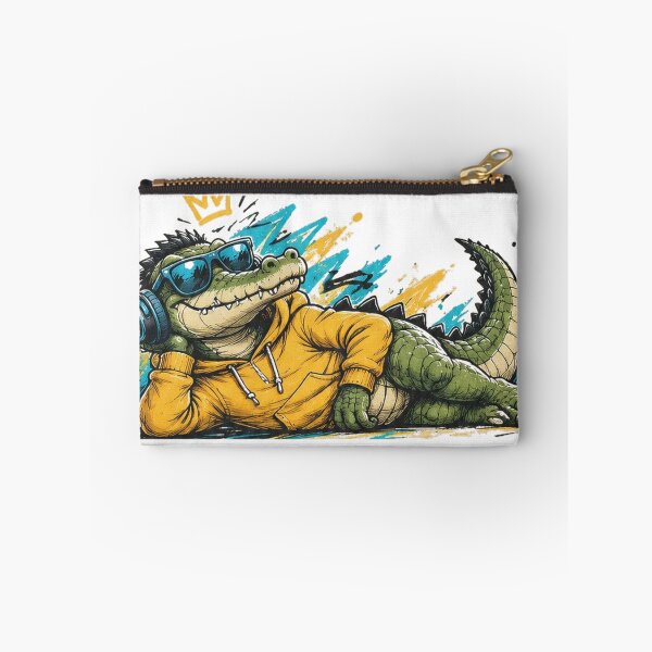 Item preview, Cool Crocodile Streetwear – Funny Hip Hop Crocodile Design designed and sold by Zack4Fashion.