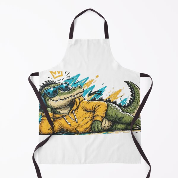 Item preview, Cool Crocodile Streetwear – Funny Hip Hop Crocodile Design designed and sold by Zack4Fashion.