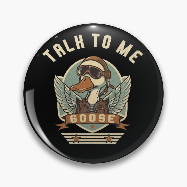 Item preview, Vintage Aviator Goose Pilot Retro Wings Shield designed and sold by JasetParks.