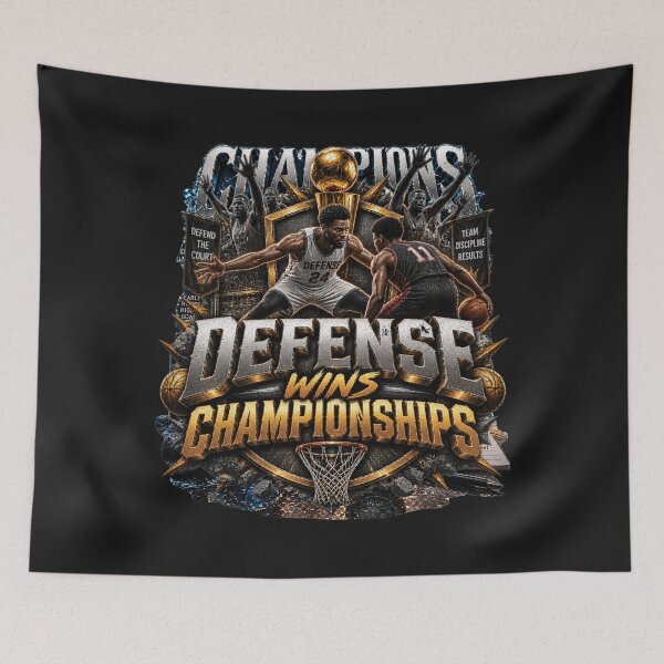 Item preview, Defense Wins Championships | Basketball Player Mindset Sports Shirt designed and sold by M. Mamdouh Artworks.