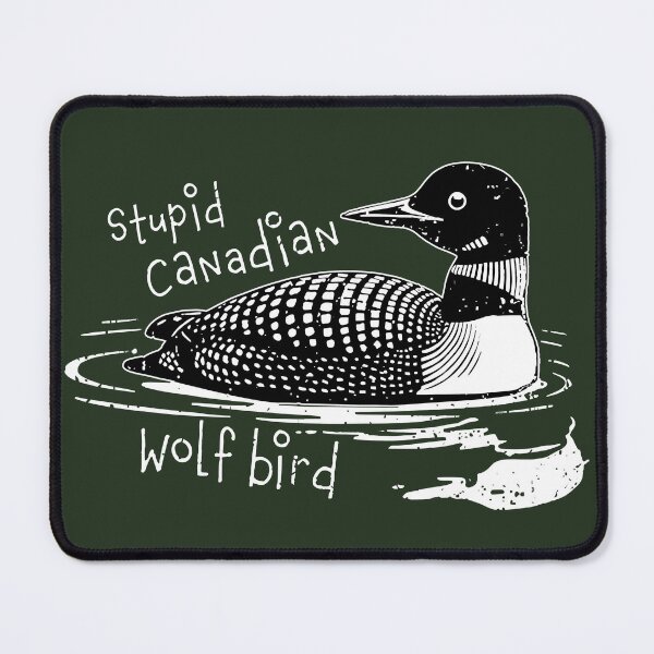 Item preview, Stupid Canadian Wolf Bird Heated Rivalry designed and sold by Lalanian-Shop.