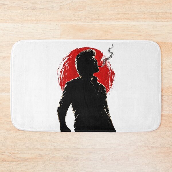 Item preview, Rajinikanth Jailer 2 Red Moon Silhouette designed and sold by Fashvora.