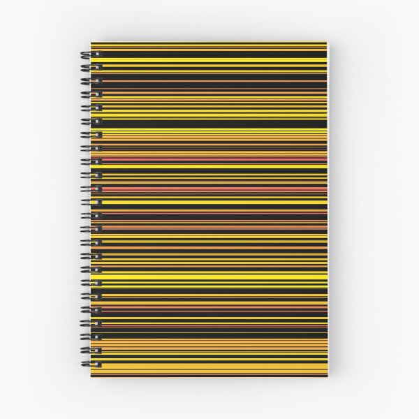 Item preview, Striped Pattern Yellow Red Orange Black designed and sold by ArtbyDebbieC.