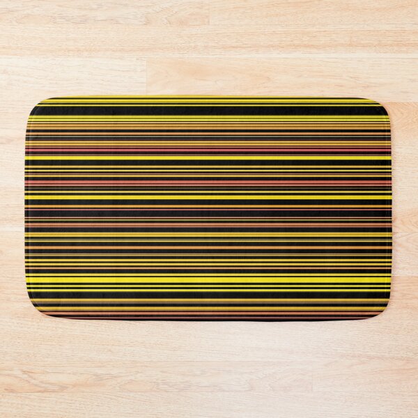 Item preview, Striped Pattern Yellow Red Orange Black designed and sold by ArtbyDebbieC.