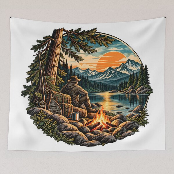 Item preview, Fishing Meadow designed and sold by TOMSZE.