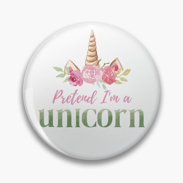 Item preview, Pretend I'm A Unicorn - Girly Watercolor Pastel Halloween Costume designed and sold by LoveSeasonz.