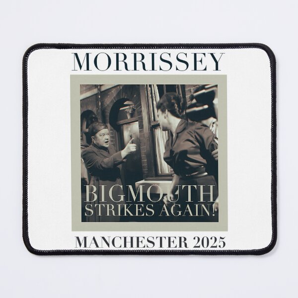 Artikelvorschau, Morrissey Manchester 2025 Bigmouth schlägt wieder zu entworfen und verkauft von kamran-cordes.
