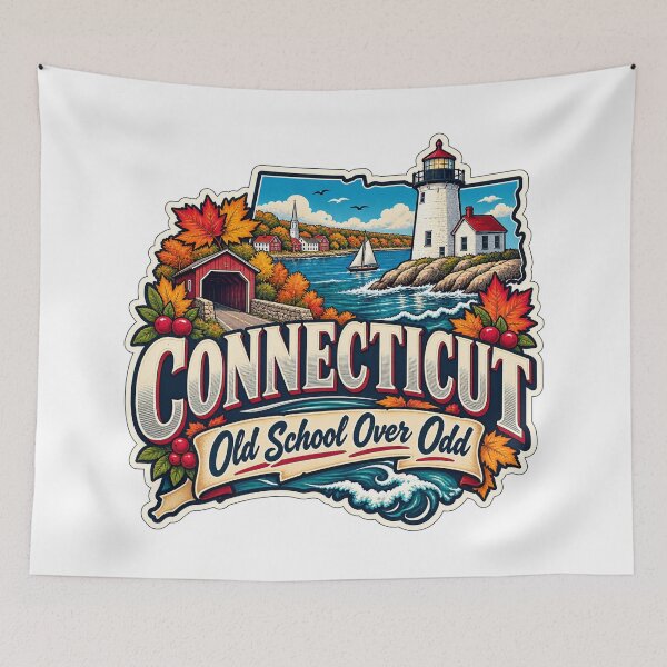 Item preview, Connecticut Old School Gen X designed and sold by Whimspired By Paxx.